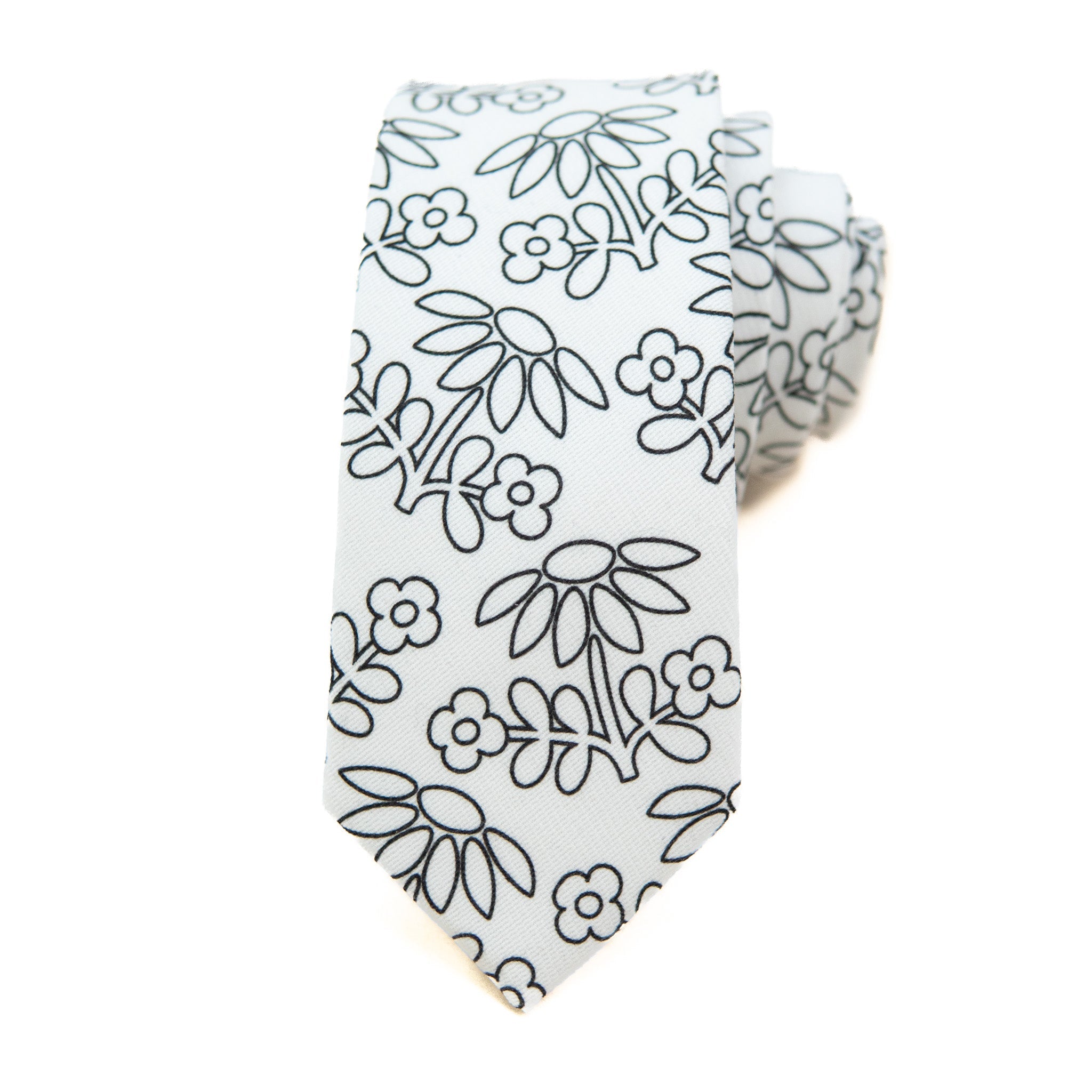 Flower Garden Coloring Tie