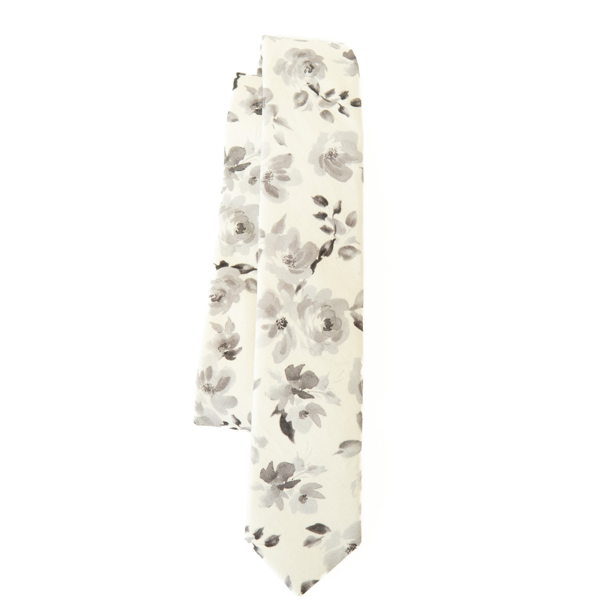 French Floral Youth Tie