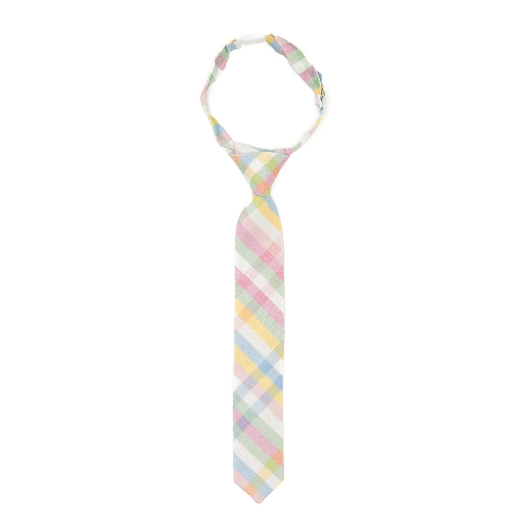 Springtime Plaid Boys Tie