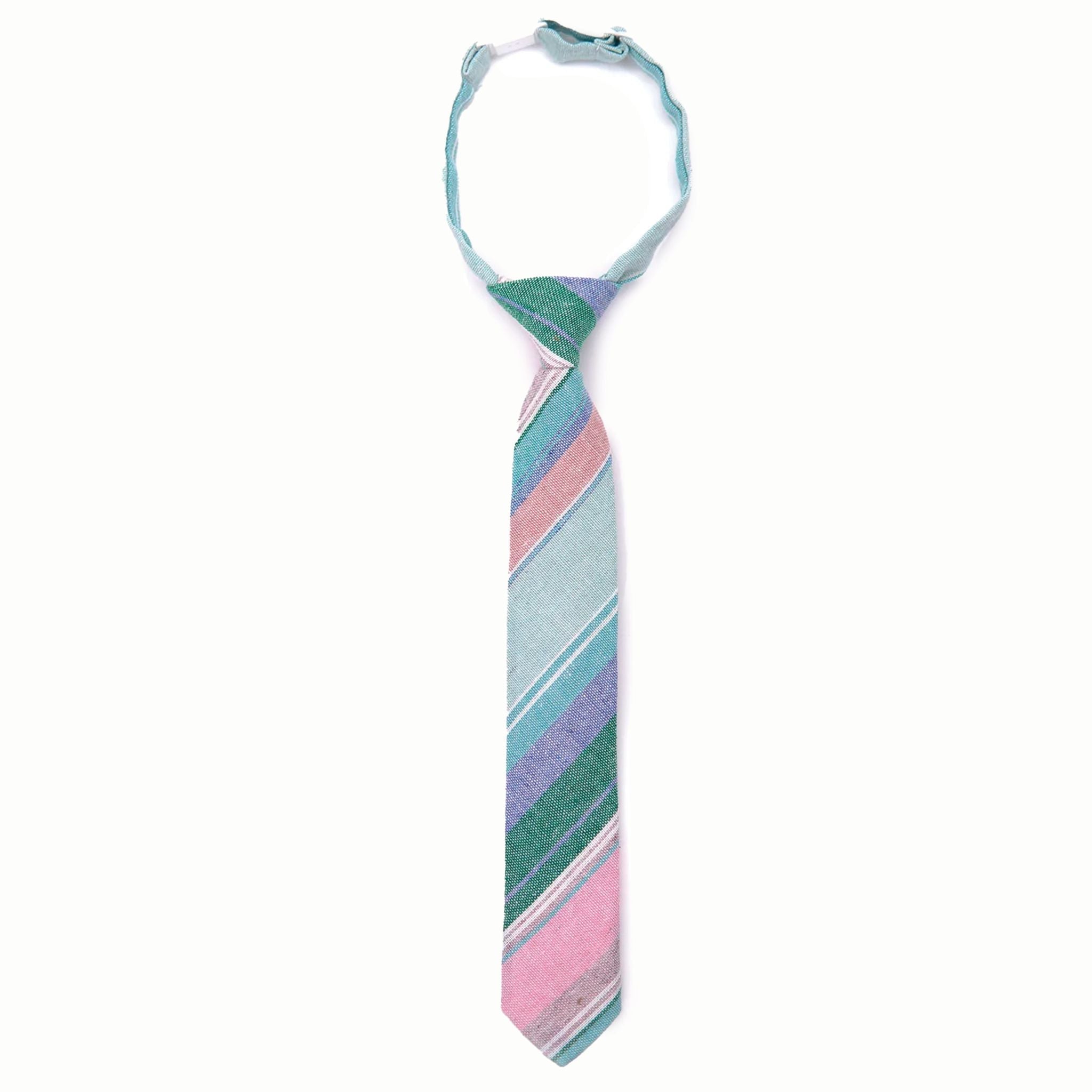 Easter Basket Stripe Boys Tie