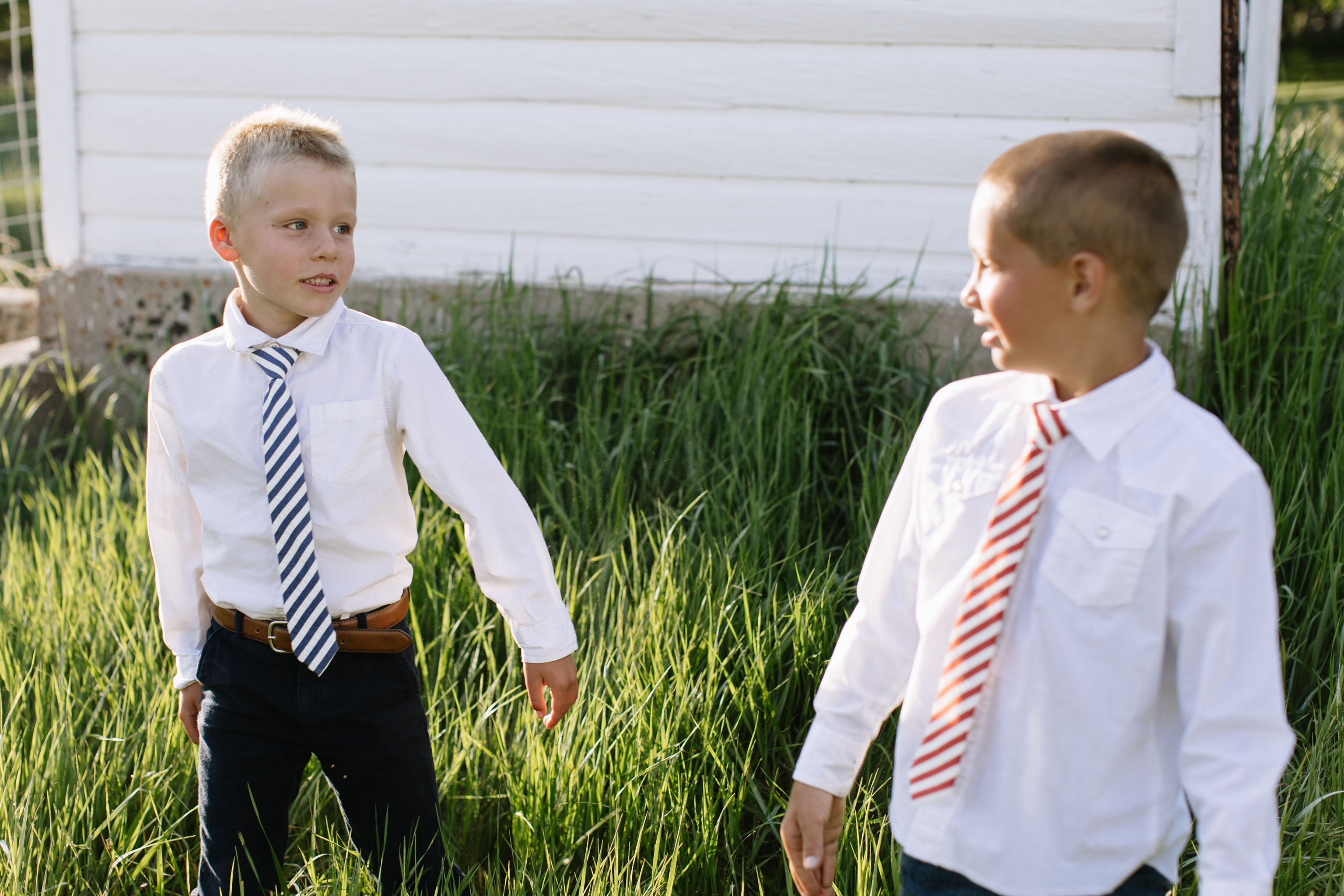 Captain Stripe Boys Tie