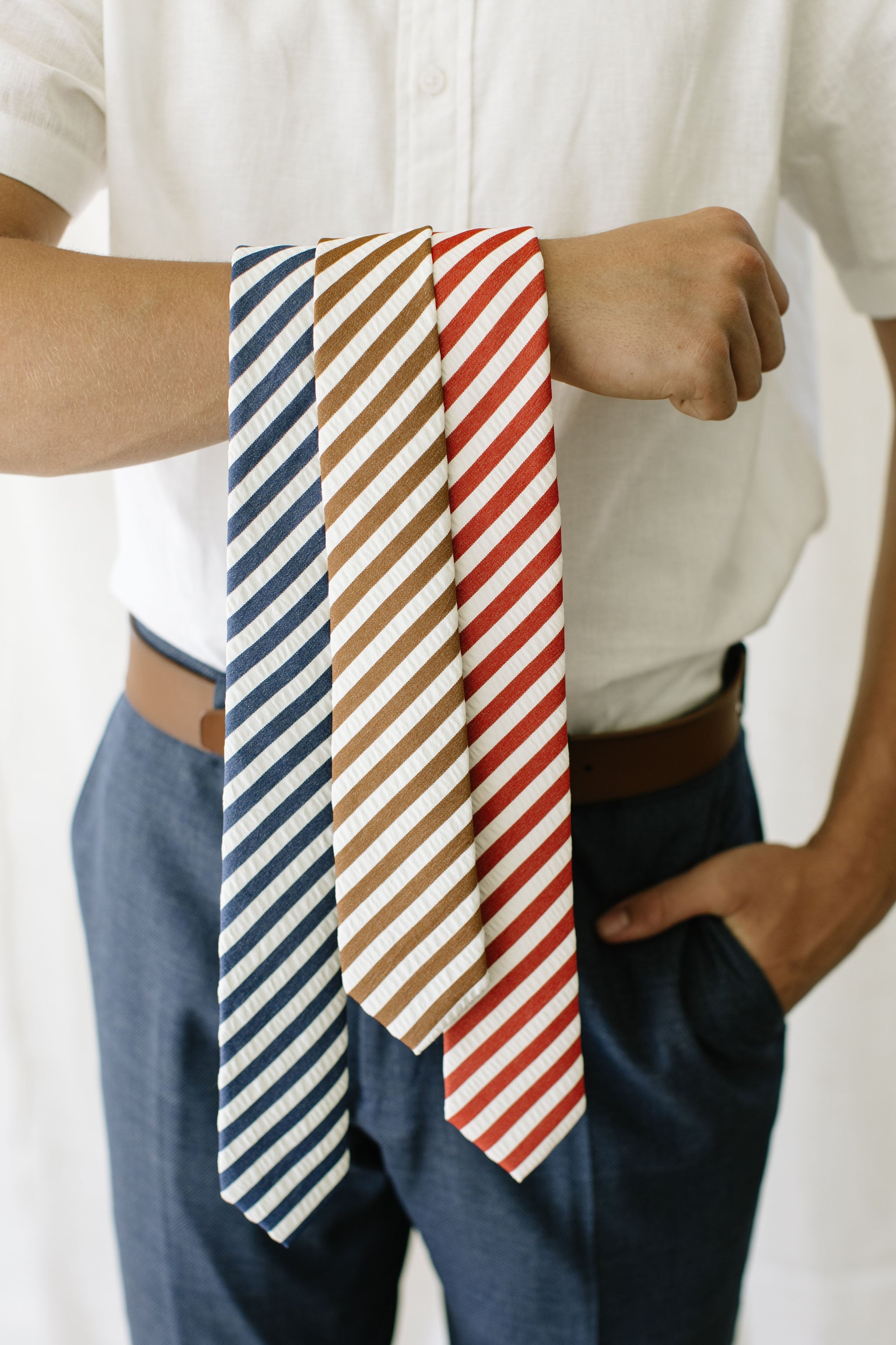 Captain Stripe Men's Tie