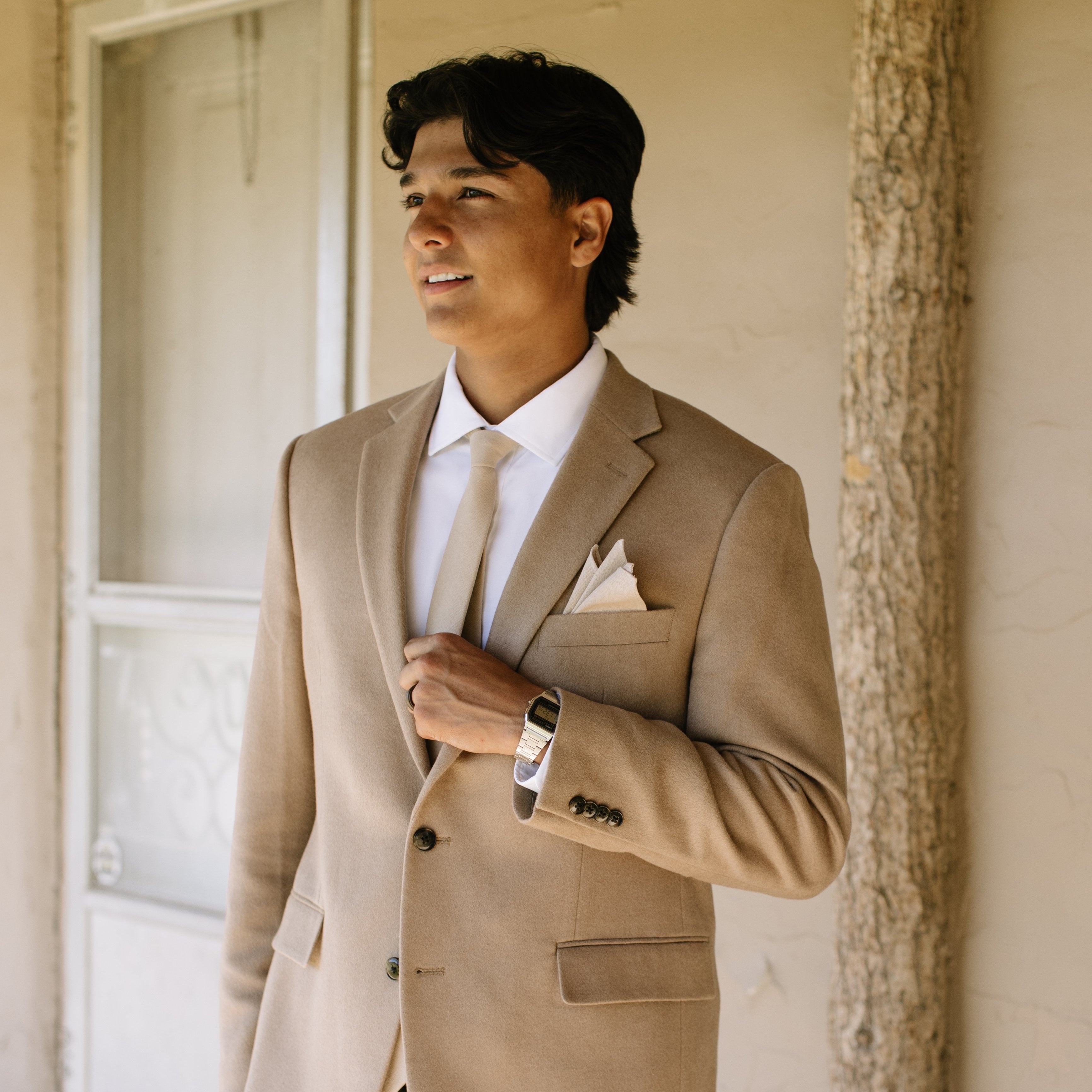 Champagne Men's Tie