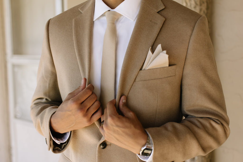 Champagne Men's Tie