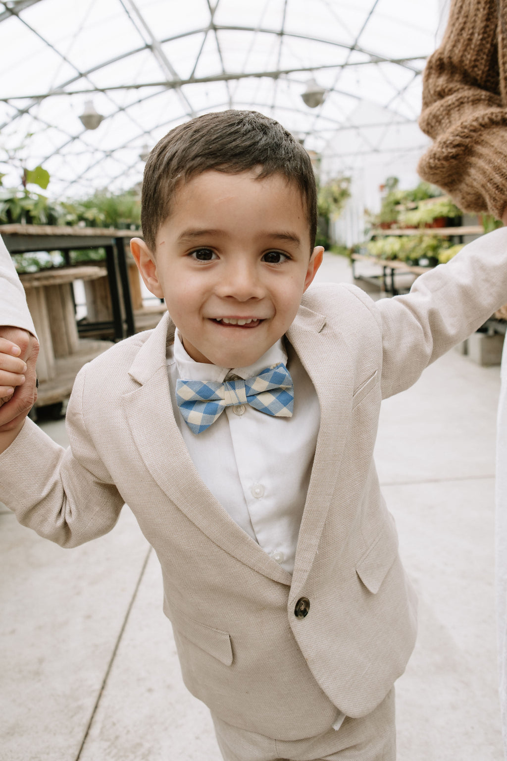 Daybreak Plaid Bow Tie for Boys