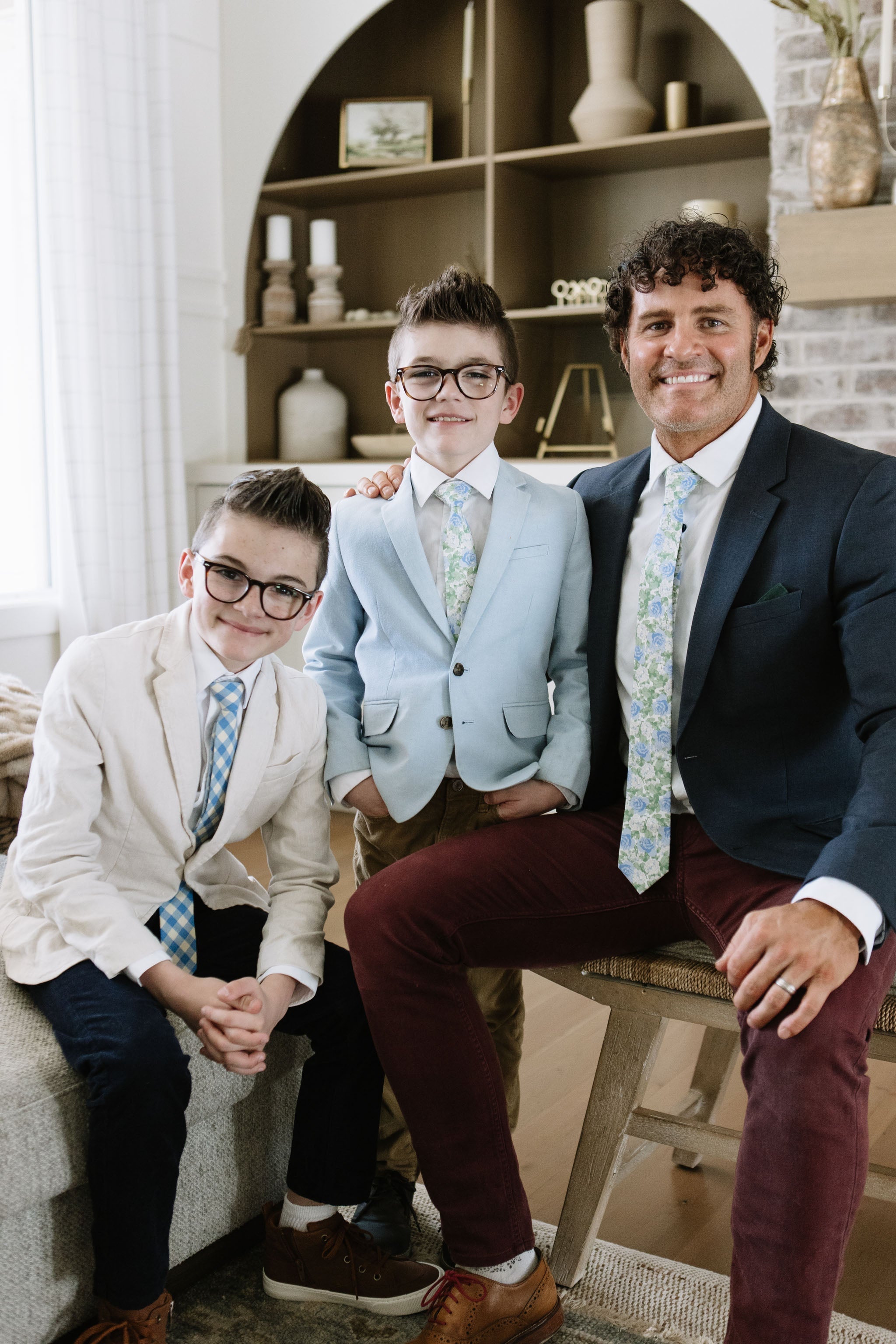Daybreak Plaid Boys Tie