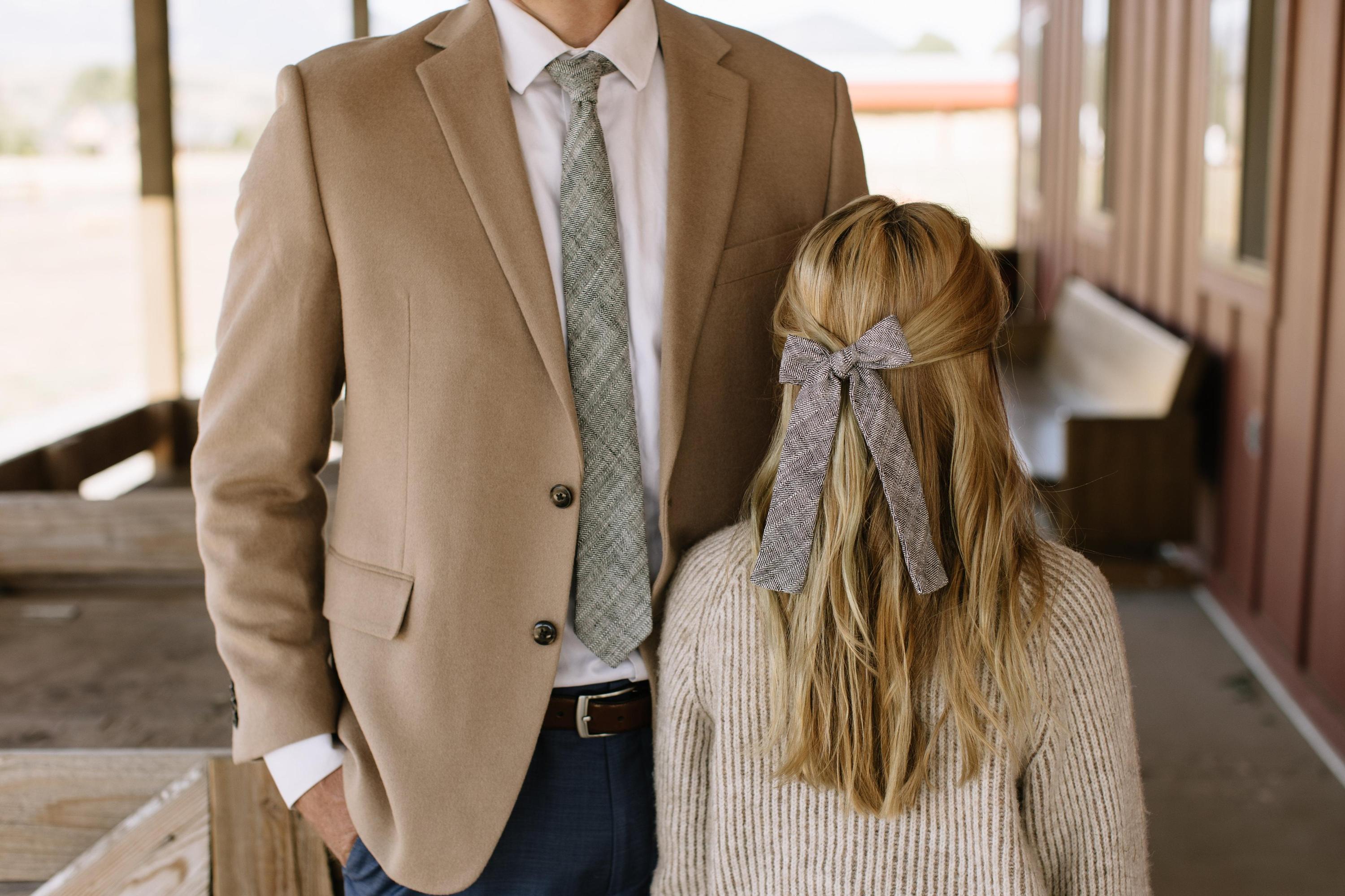 Ebony Tweed Men's Tie