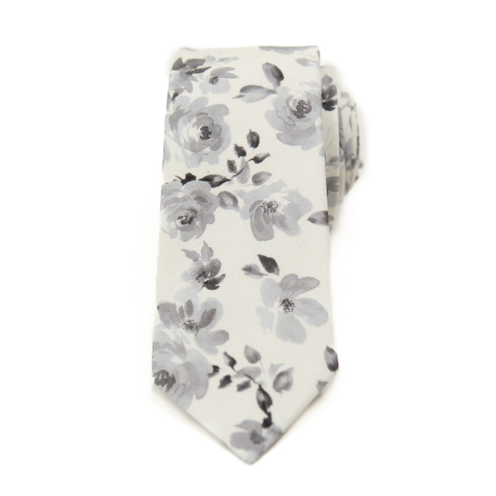 French Floral Men's Tie