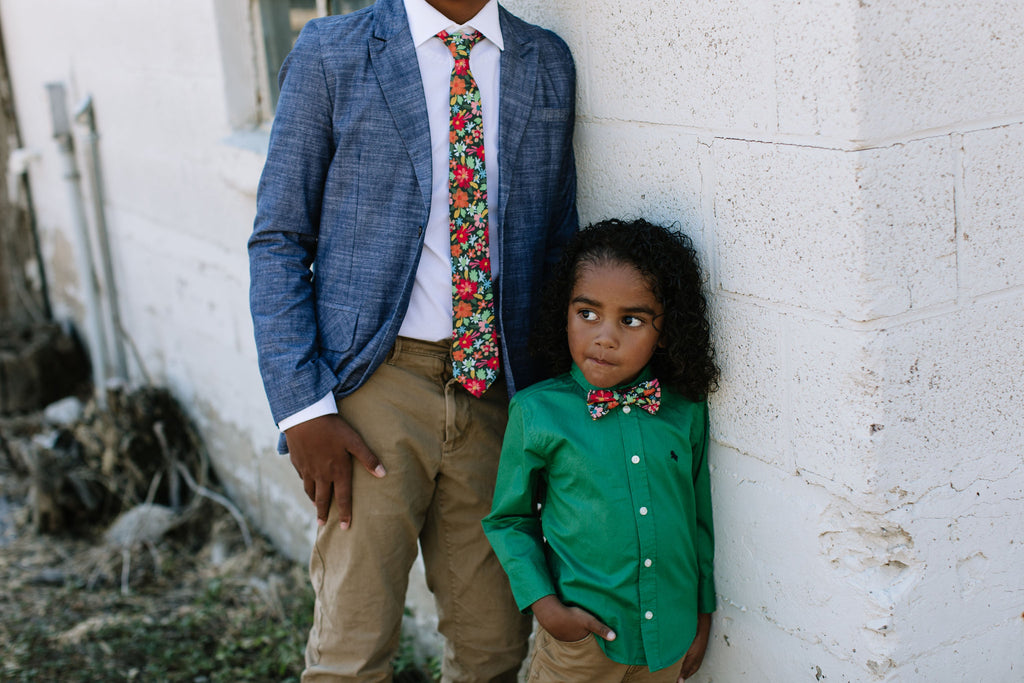 Jolly Floral Boys Tie