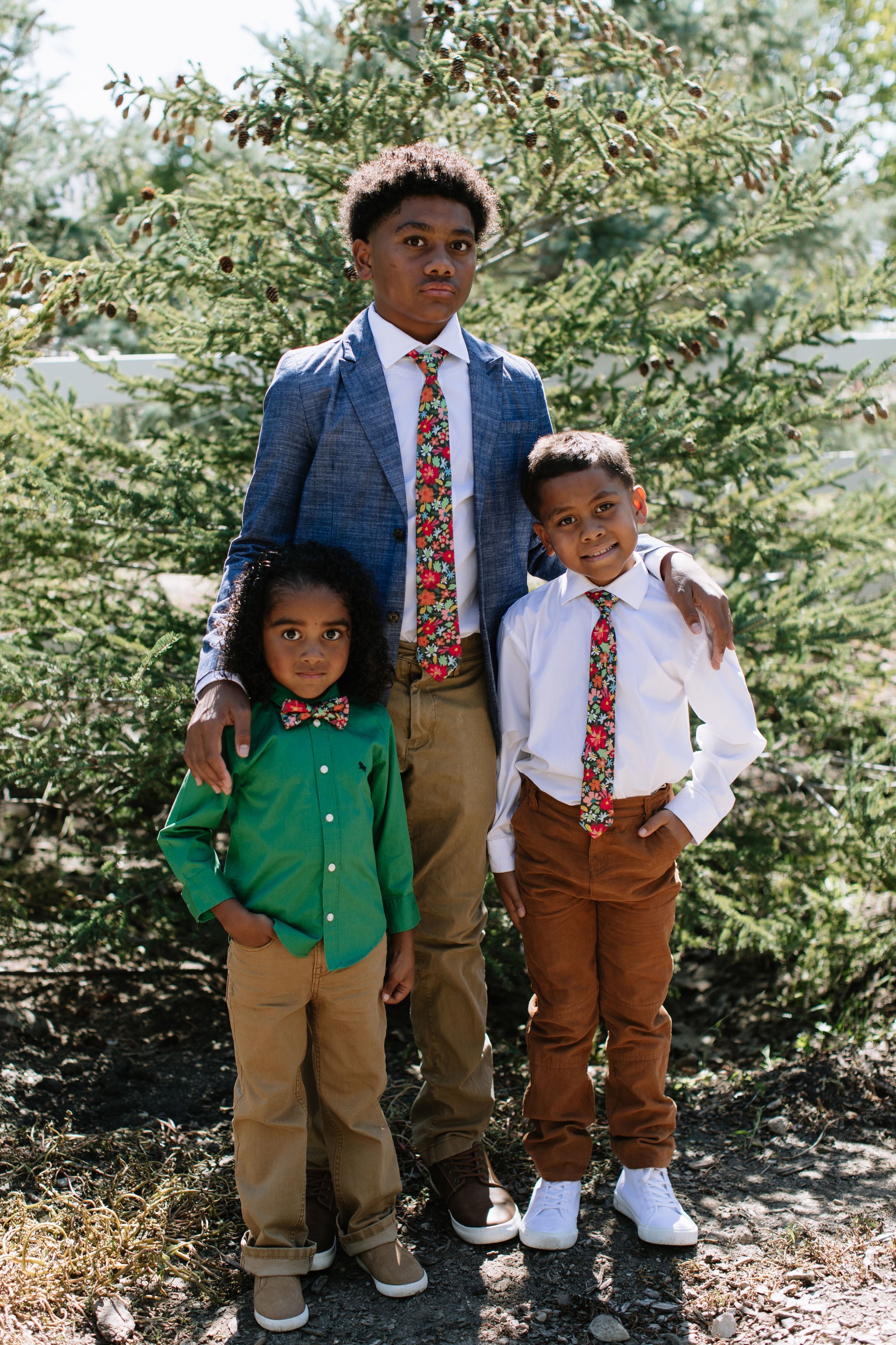 Jolly Floral Boys Tie