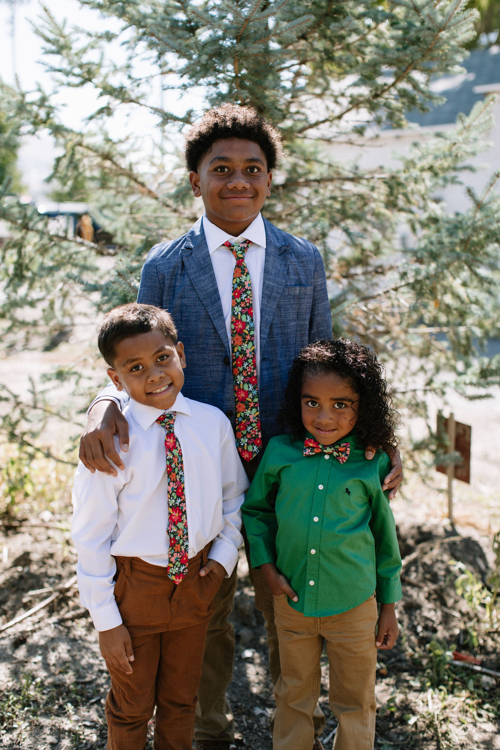 Jolly Floral Boys Tie