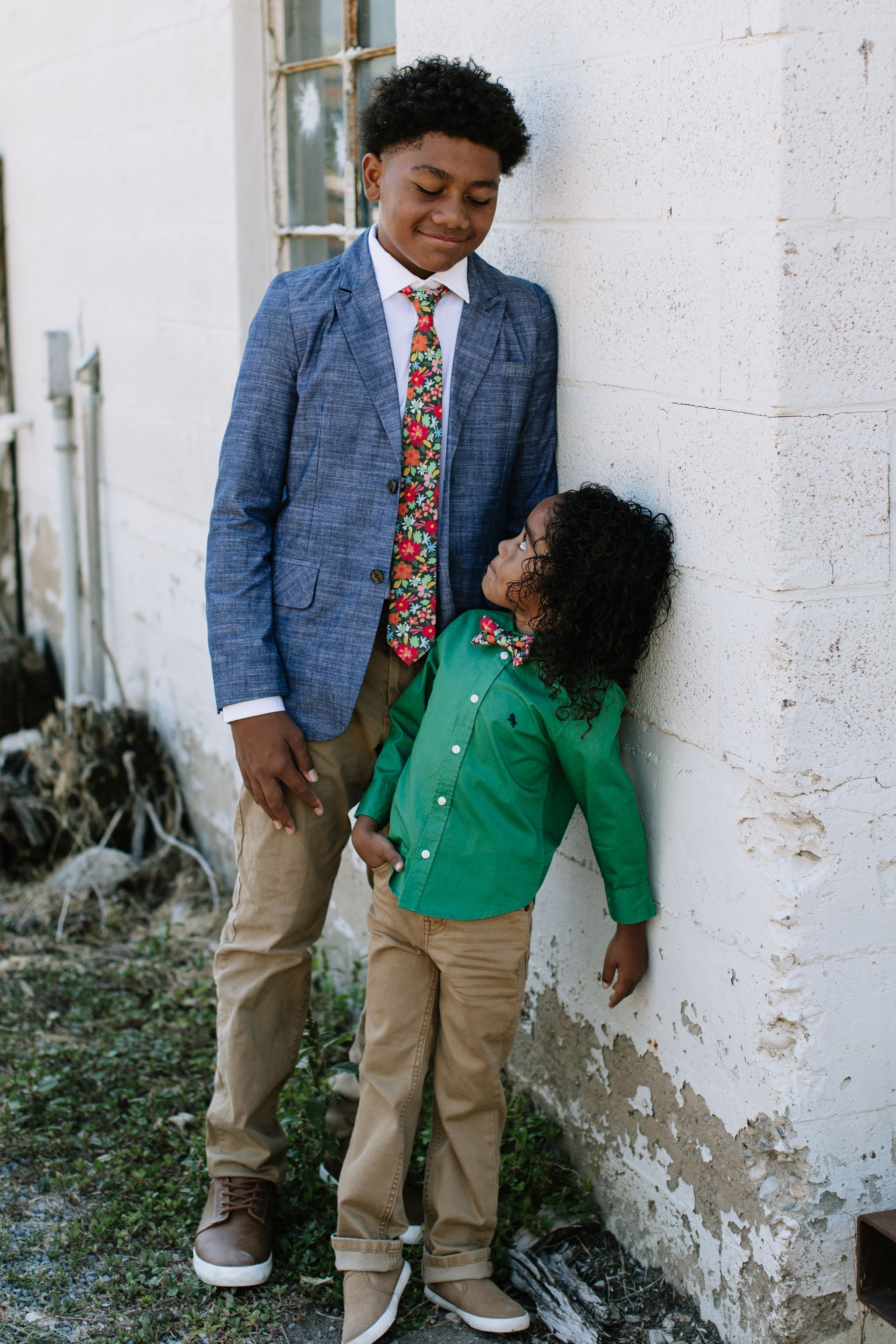 Jolly Floral Boys Tie