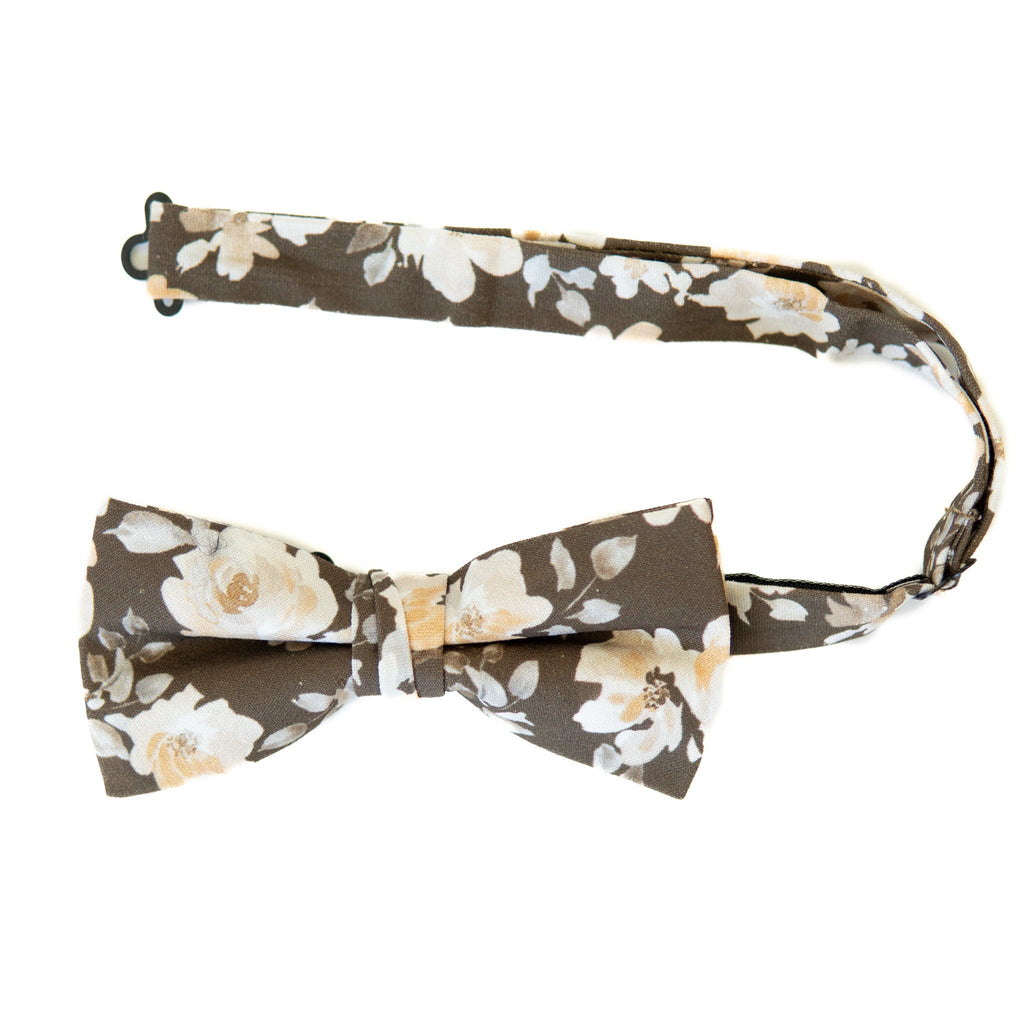 Magnolia Floral Men's Pre-tied Bow Tie