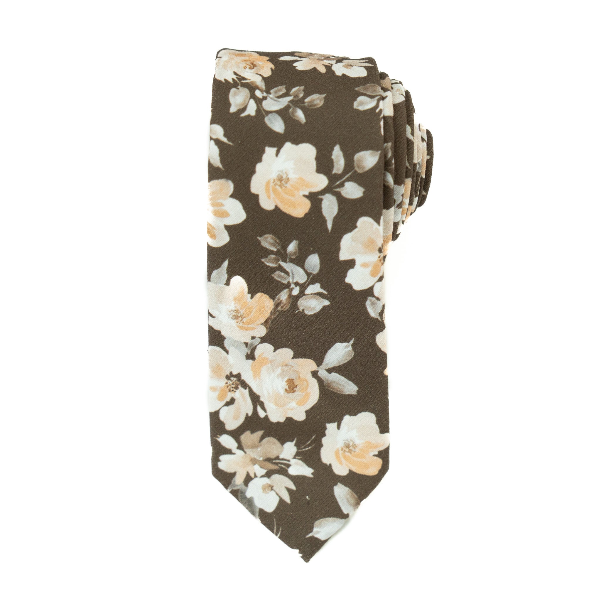 Magnolia Floral Men's Tie