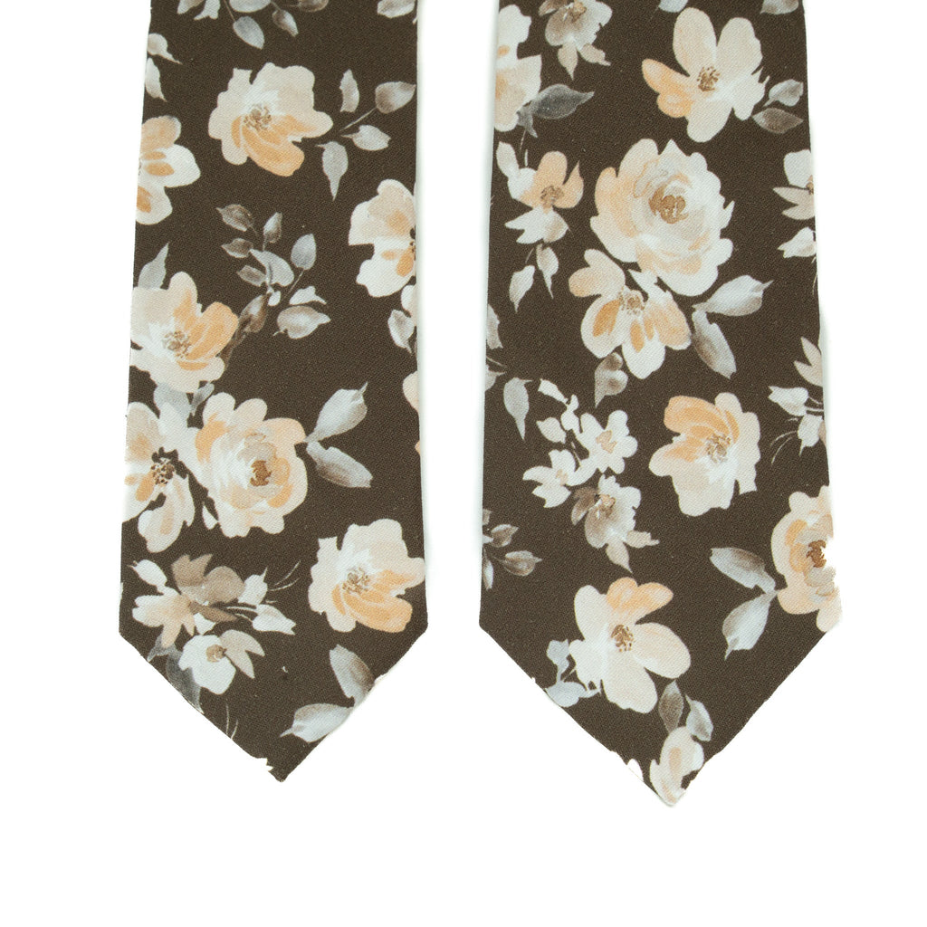 Magnolia Floral Men's Tie