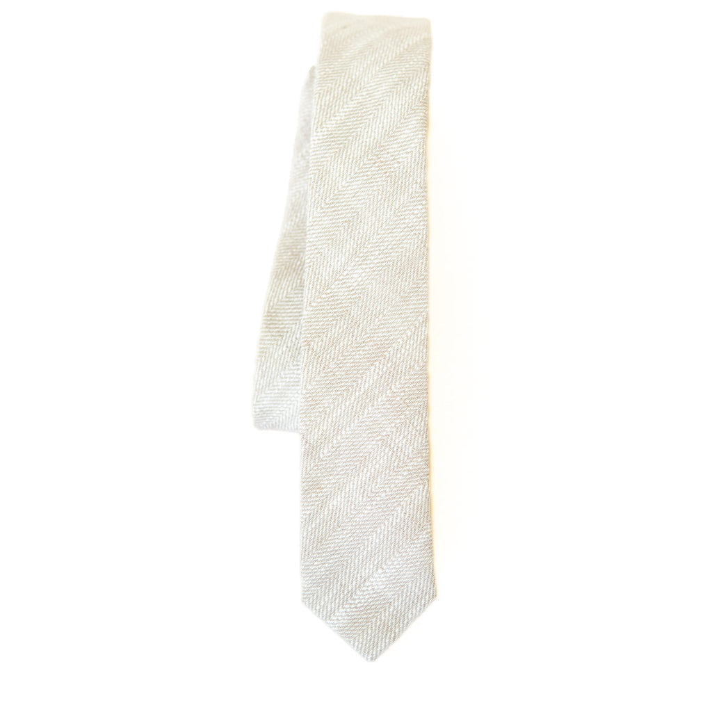 Parchment Tweed Youth Tie