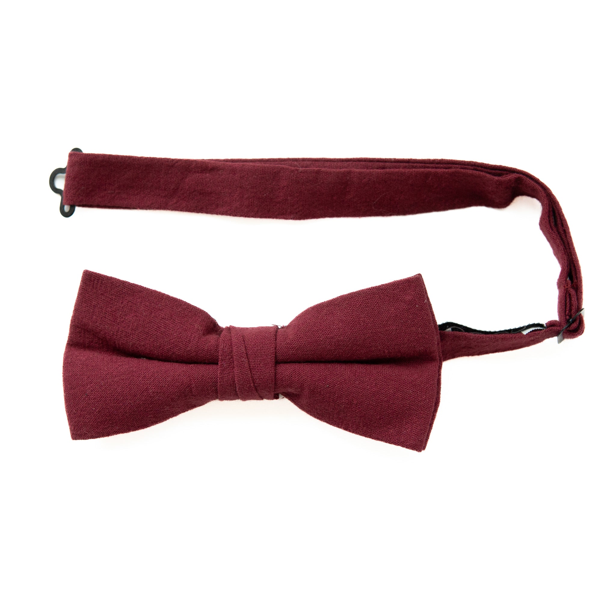 Plum Men's Pre-tied Bow Tie