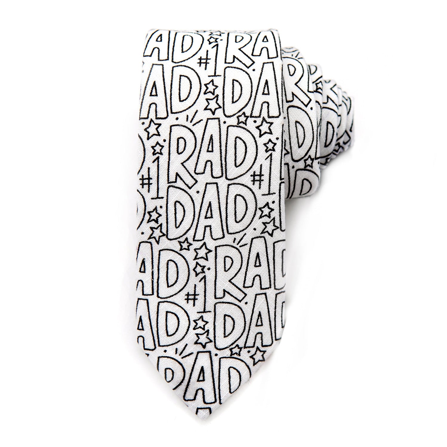 Rad Dad Coloring Tie  *markers sold separately