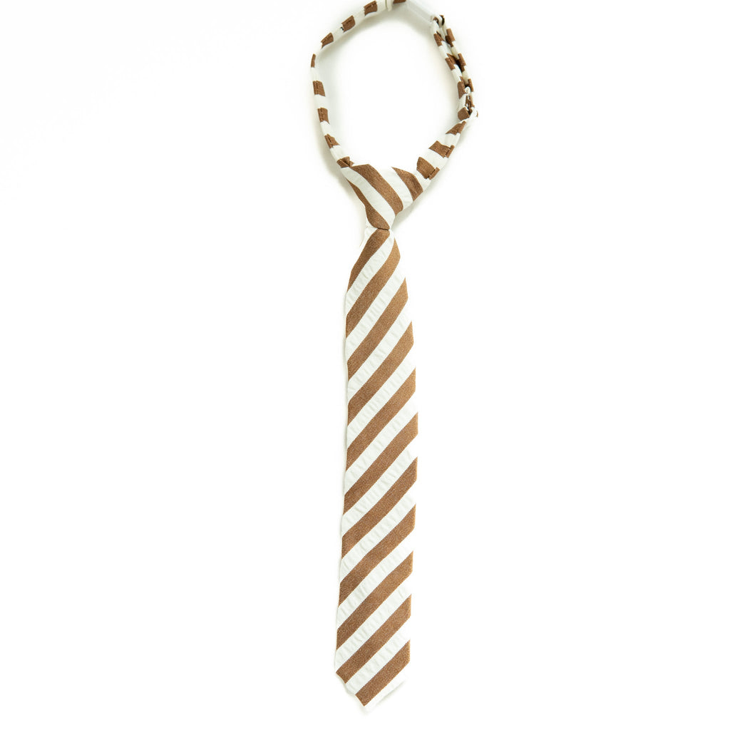 Russet Stripe Boys Tie
