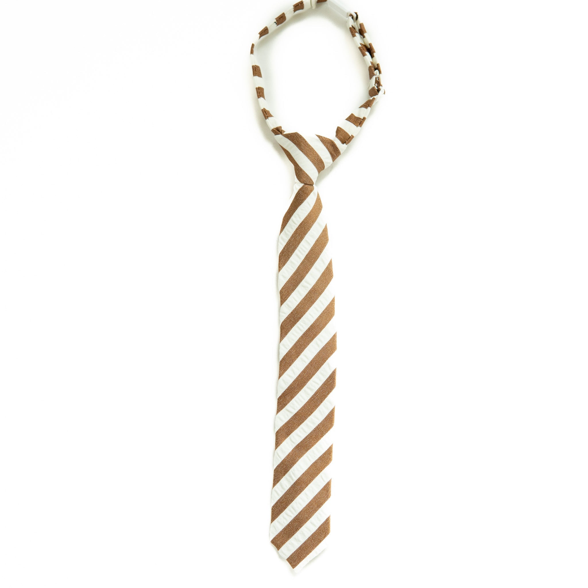 Russet Stripe Boys Tie