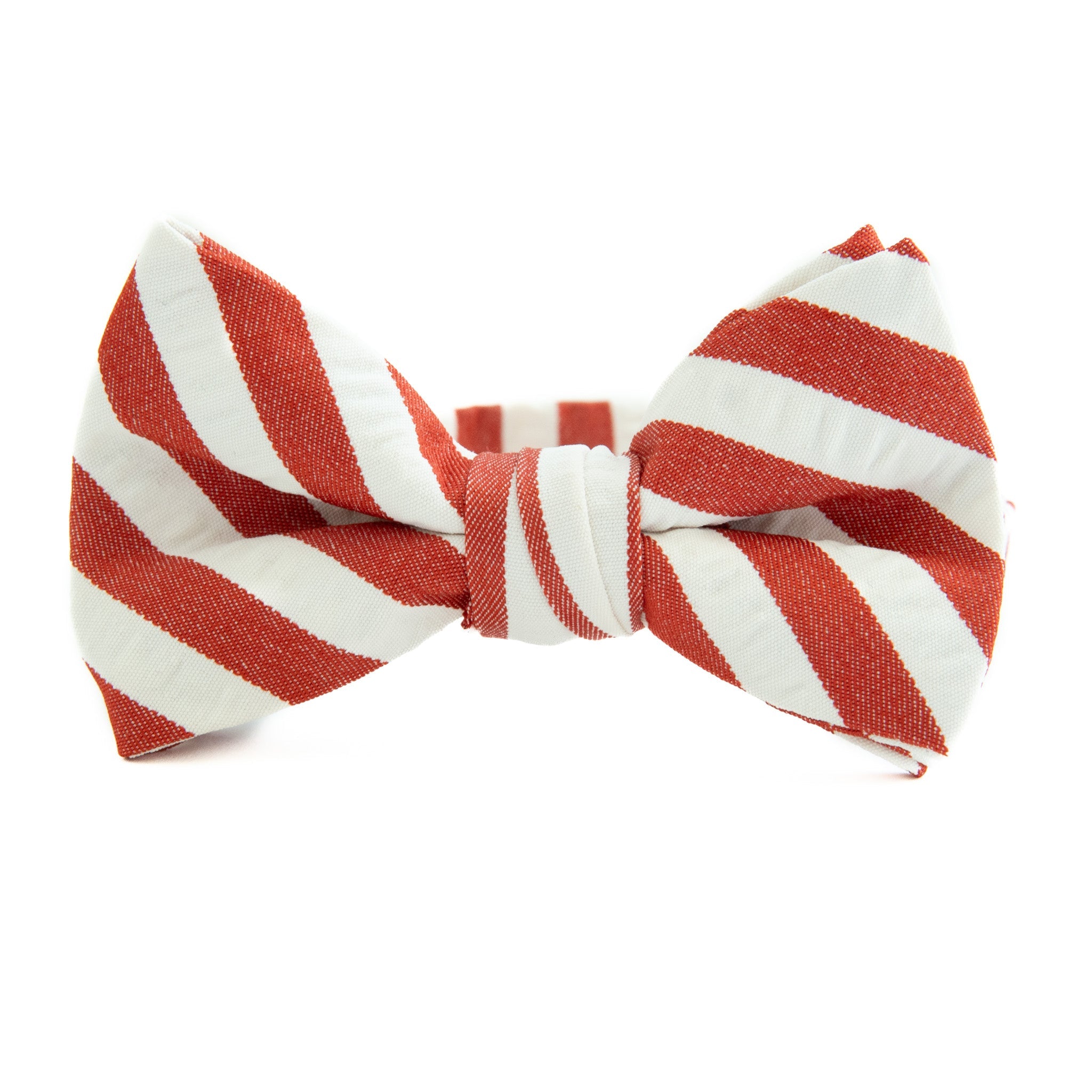 Scarlet Stripe Bow Tie for Boys