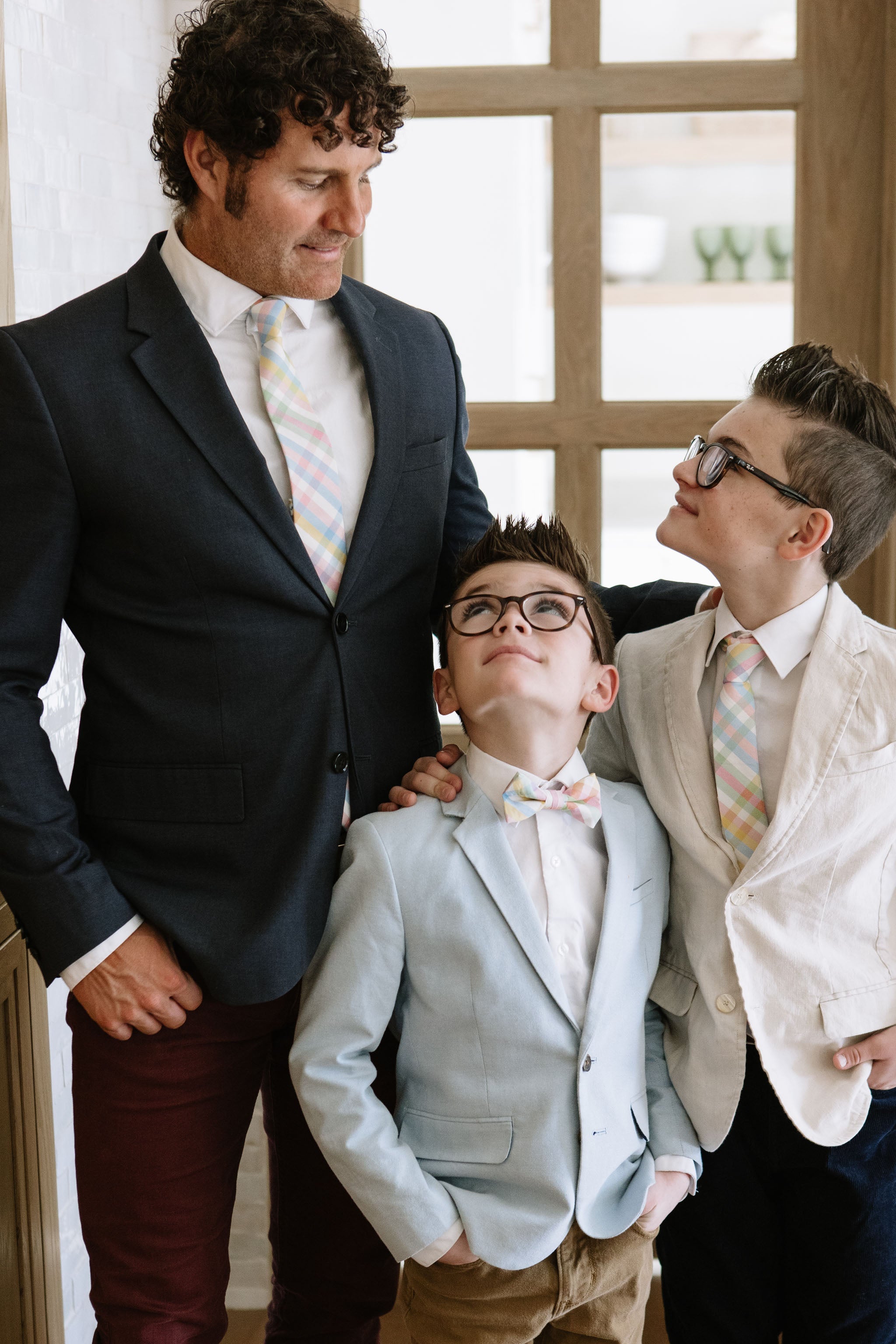 Springtime Plaid Boys Tie