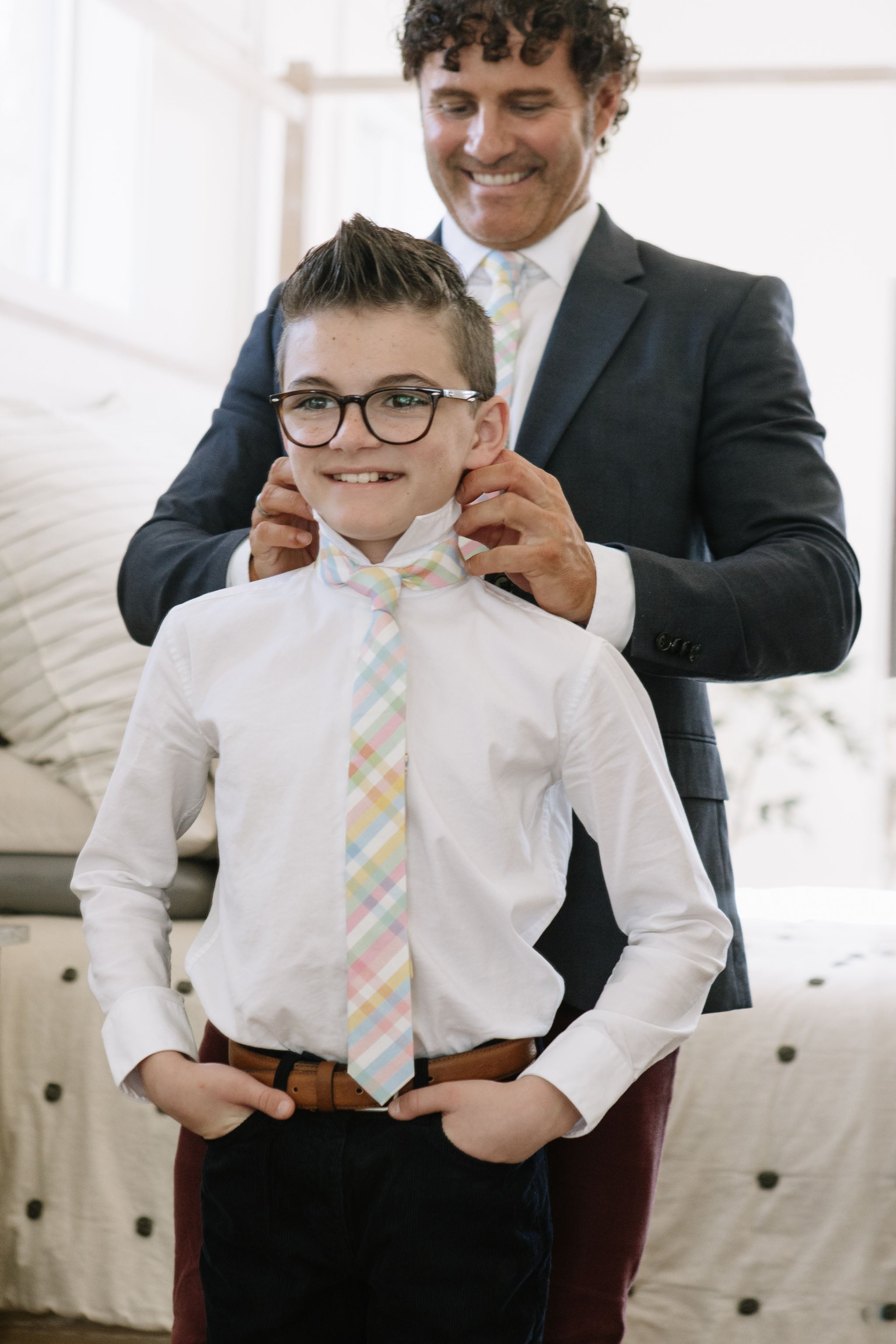 Springtime Plaid Youth Tie