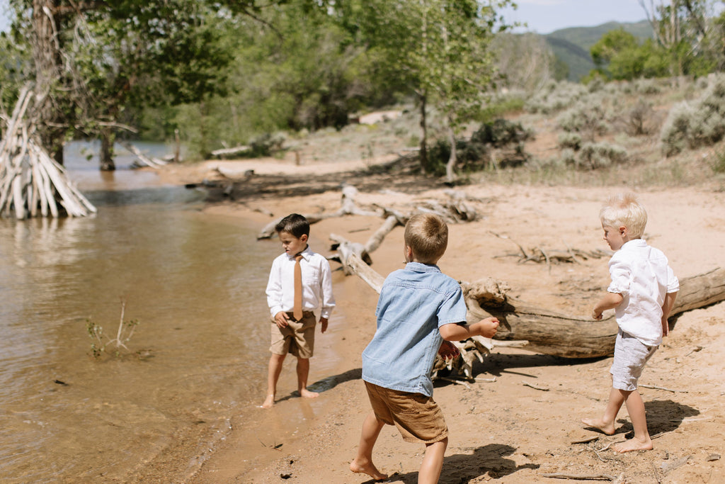 Tan Saddle Boys Tie