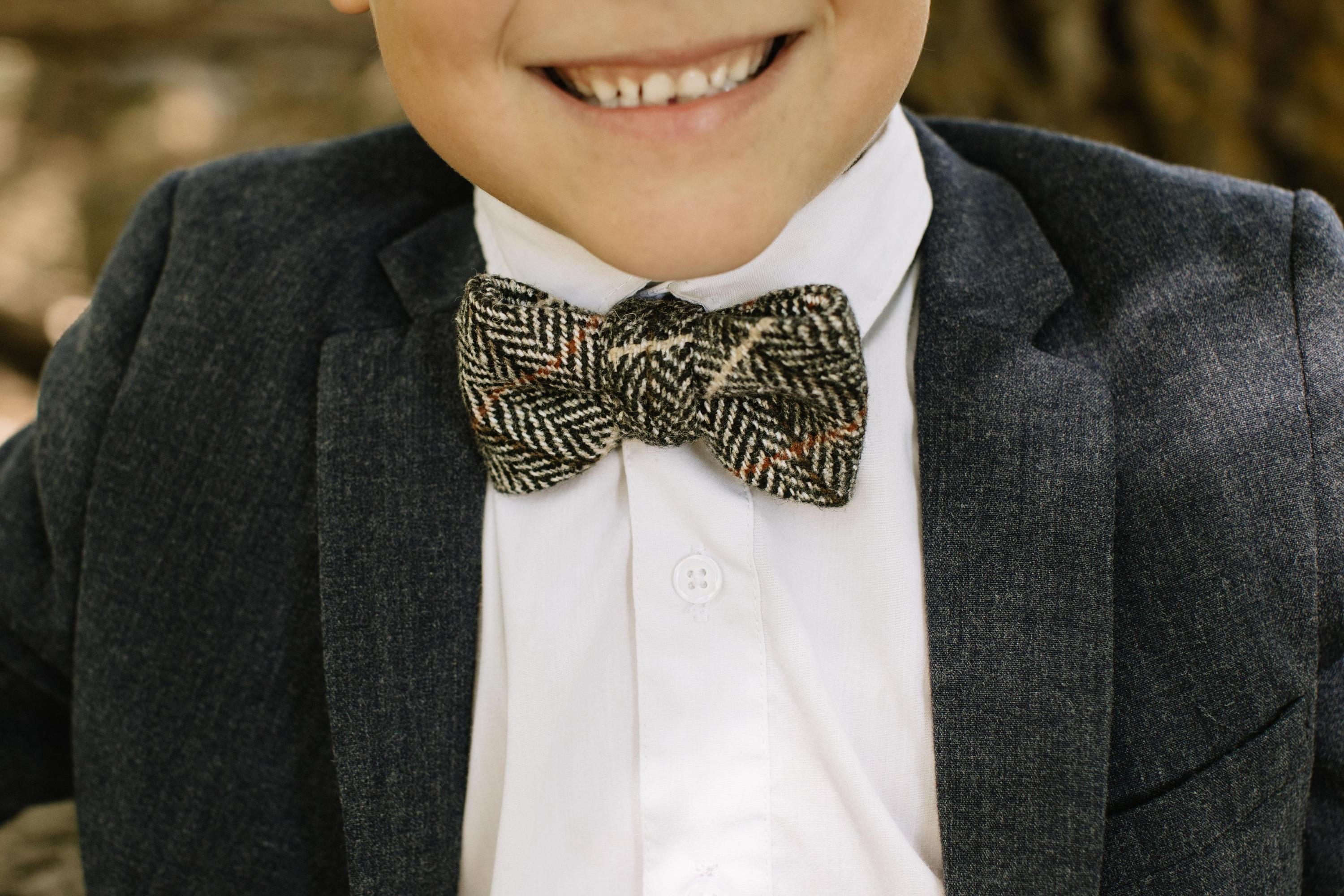 Winston Tweed Boys Bow Tie