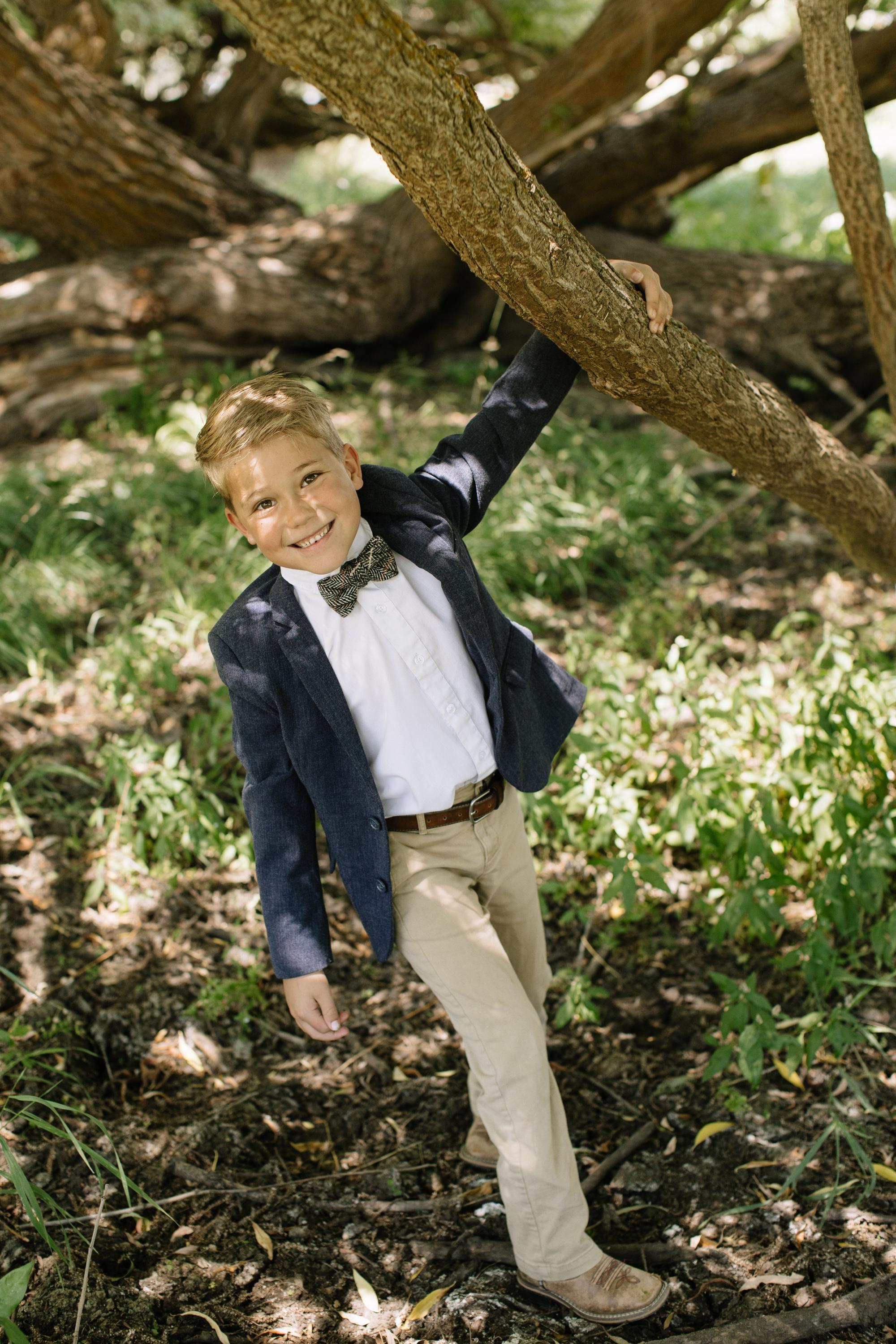 Winston Tweed Boys Bow Tie